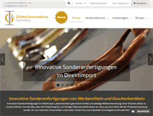 Tablet Screenshot of globalinnovations.de